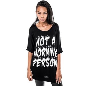 Killstar Not a Morning Person sweater